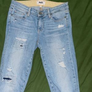 ❤️SOLD❤️PAIGE skinny ankle peg jeans